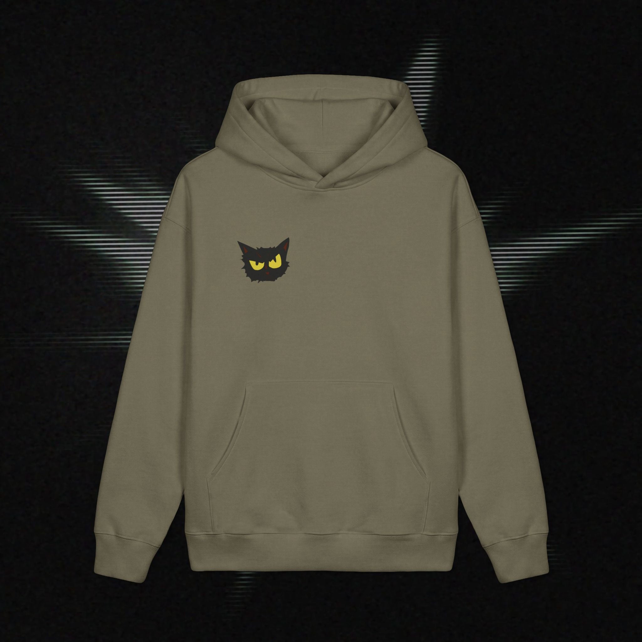 Bad Cat Hoodie — Black Cat Pullover