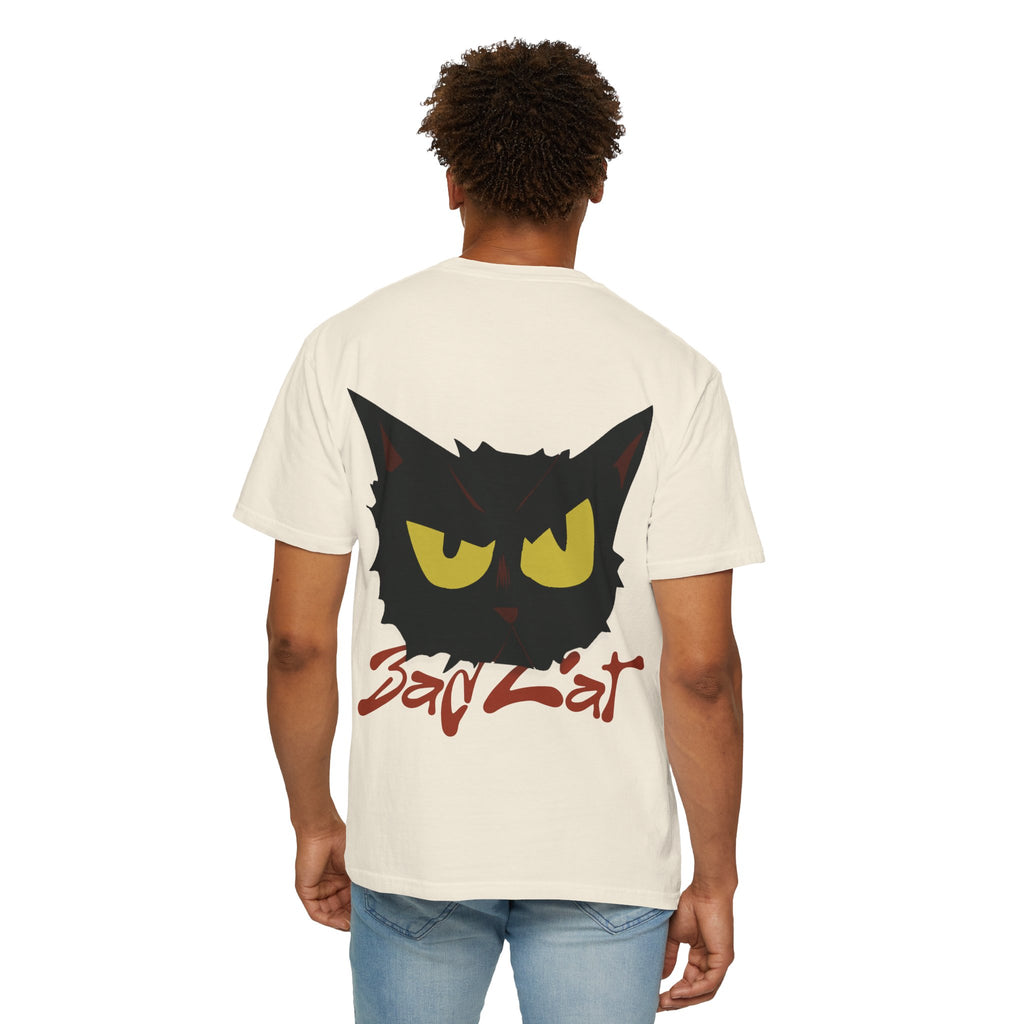Black Cat Face Bad Kitty T-shirt | Graphic Tee, Retro Illustration
