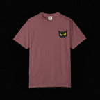 Black Cat Face Bad Kitty T-shirt | Graphic Tee, Retro Illustration