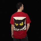 Black Cat Face Bad Kitty T-shirt | Graphic Tee, Retro Illustration