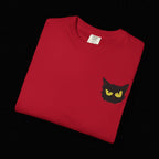 Black Cat Face Bad Kitty T-shirt | Graphic Tee, Retro Illustration