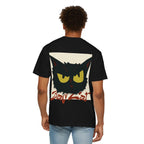 Black Cat Face Bad Kitty T-shirt | Graphic Tee, Retro Illustration