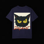 Black Cat Face Bad Kitty T-shirt | Graphic Tee, Retro Illustration