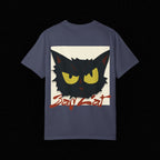 Black Cat Face Bad Kitty T-shirt | Graphic Tee, Retro Illustration