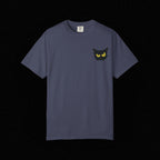 Black Cat Face Bad Kitty T-shirt | Graphic Tee, Retro Illustration