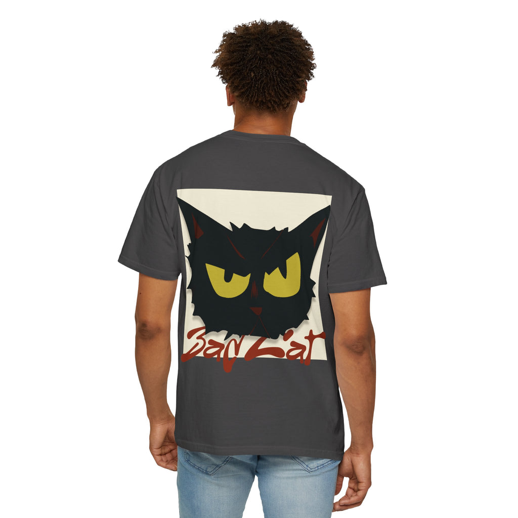 Black Cat Face Bad Kitty T-shirt | Graphic Tee, Retro Illustration