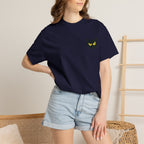 Black Cat Face Bad Kitty T-shirt | Graphic Tee, Retro Illustration
