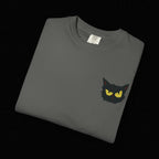 Black Cat Face Bad Kitty T-shirt | Graphic Tee, Retro Illustration