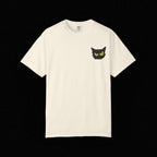 Black Cat Face Bad Kitty T-shirt | Graphic Tee, Retro Illustration