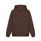 Bad Cat Hoodie — Graphic Black Cat Face Pullover
