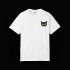 Black Cat Face Bad Kitty T-shirt | Graphic Tee, Retro Illustration