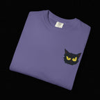 Black Cat Face Bad Kitty T-shirt | Graphic Tee, Retro Illustration