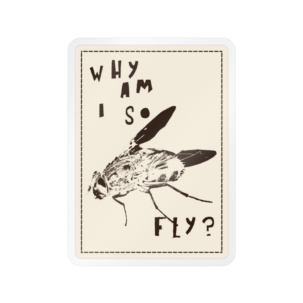 "Why am I so fly?" Sticker