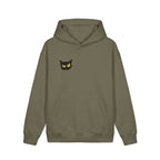 Bad Cat Hoodie — Graphic Black Cat Face Pullover