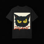 Black Cat Face Bad Kitty T-shirt | Graphic Tee, Retro Illustration