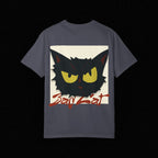 Black Cat Face Bad Kitty T-shirt | Graphic Tee, Retro Illustration