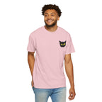 Black Cat Face Bad Kitty T-shirt | Graphic Tee, Retro Illustration
