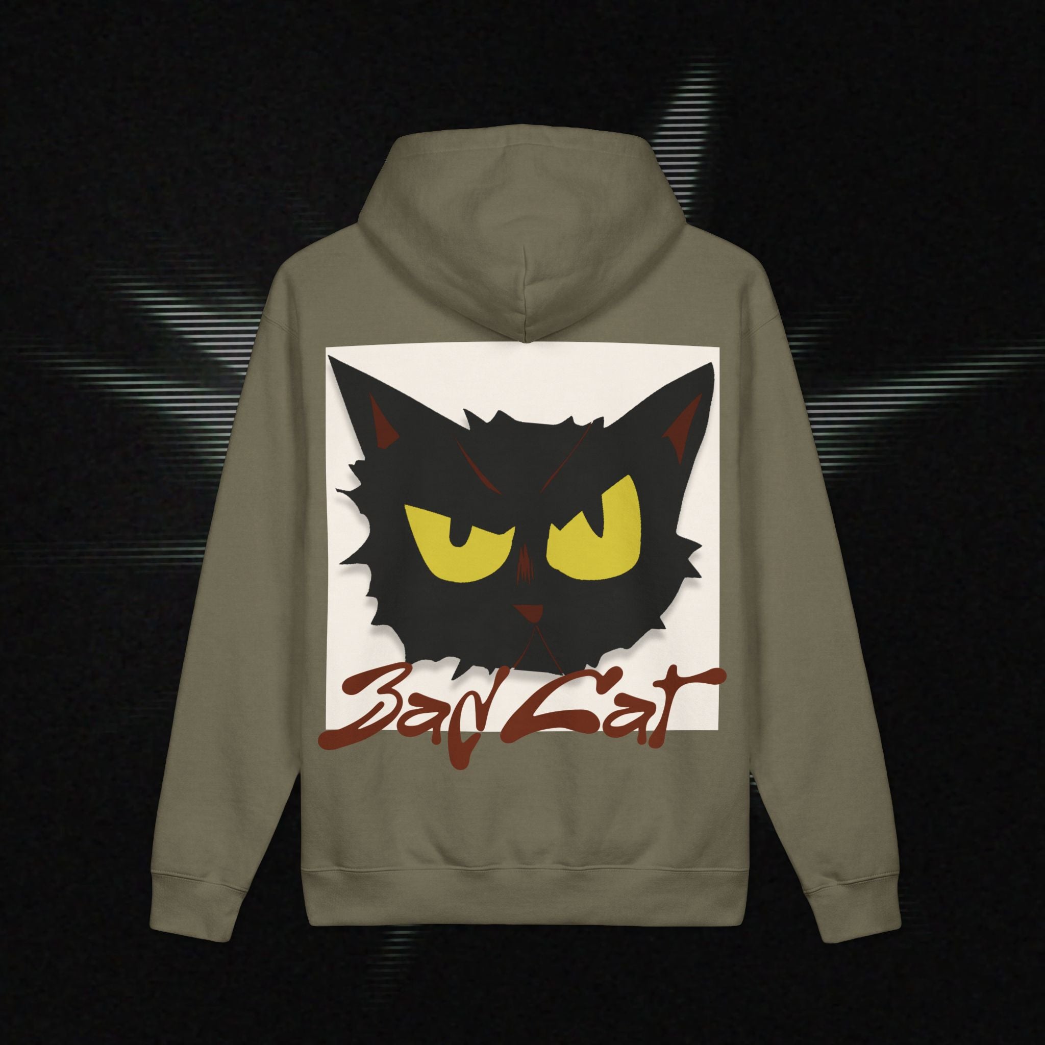 Bad Cat Hoodie — Black Cat Pullover