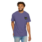 Black Cat Face Bad Kitty T-shirt | Graphic Tee, Retro Illustration