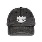 Vintage Washed Baseball Cap — Embroidered Distressed Logo